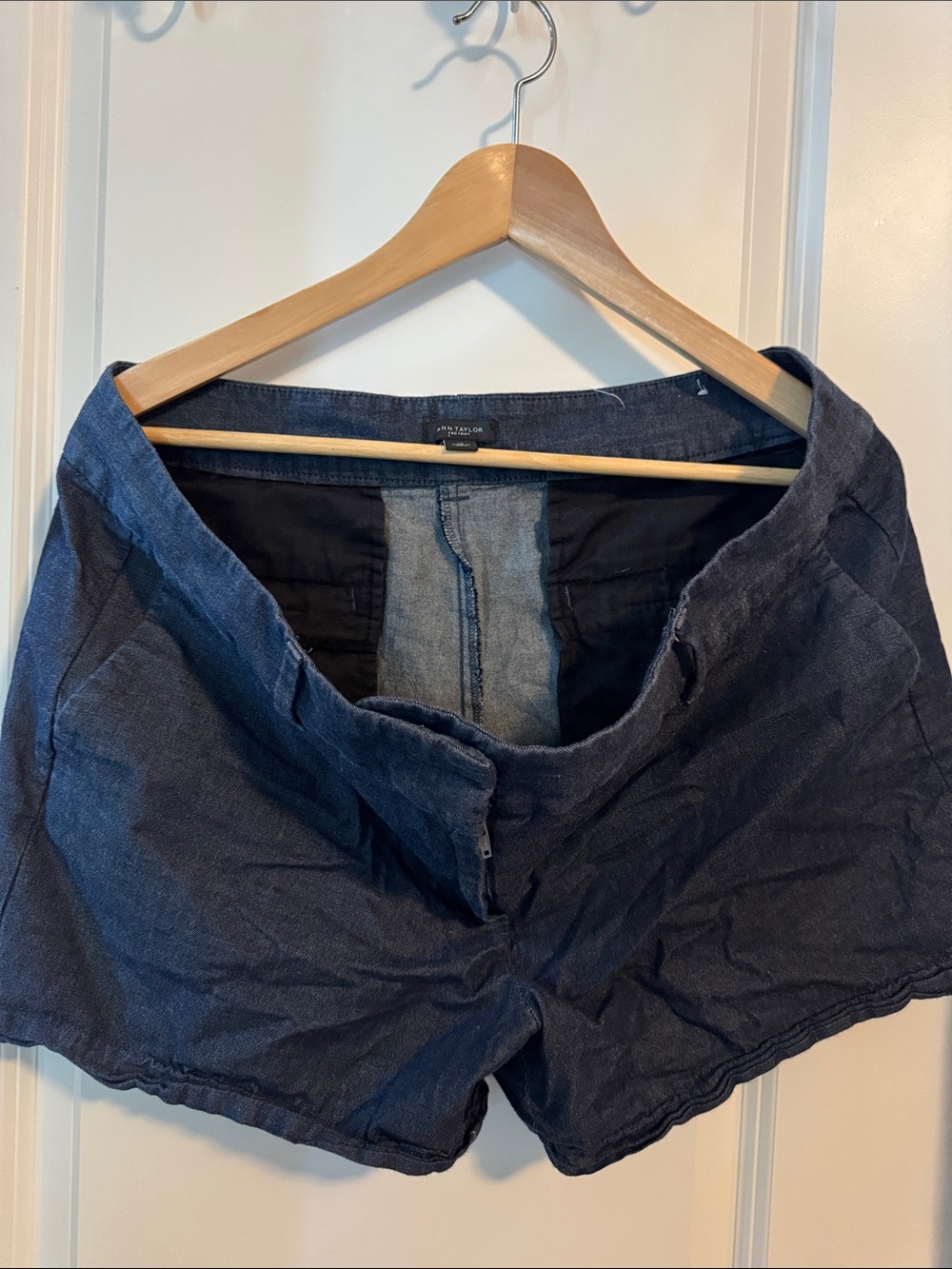 Ann Taylor Women's Dark Blue Jean Shorts